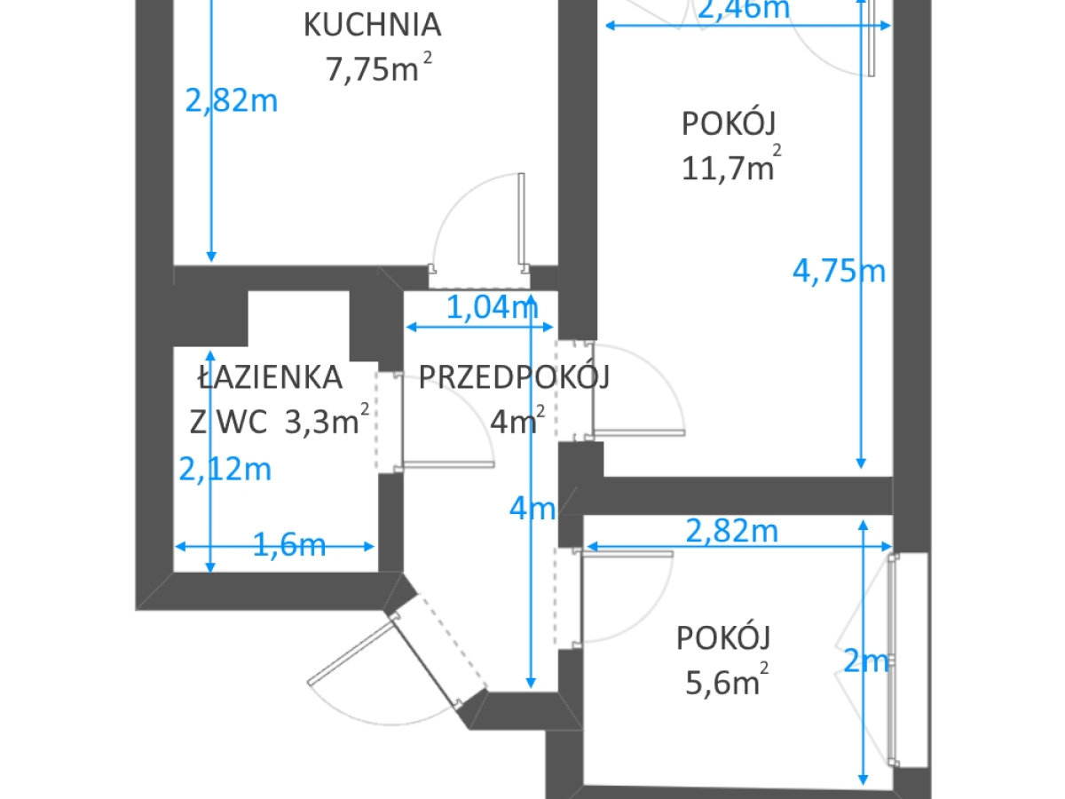 Niedrogie 2 pokojowe mieszkanie w Sosnowcu